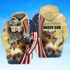FUNSTUFFPRINT One Nation Under God 3D Full Prin    3D Hoodie and Zip Hoodie