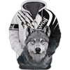 FUNSTUFFPRINT Wolf -  Full Print 3D Hoodie and Zip Hoodie