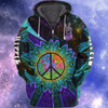 FUNSTUFFPRINT Hippie - 3D Full Print 194  3D Hoodie and Zip Hoodie