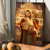 Jesus Painting Lamb Of Jesus Heaven Light Jesus Life Canvas Wall Art - Christian Wall Posters - Religious Wall Decor