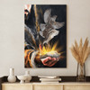 A Bird On His Hand Jesus Canvas Posters - Christian Wall Posters - Religious Wall Decor
