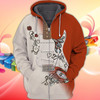 FUNSTUFFPRINT GUITAR - NA93   3D Hoodie and Zip Hoodie