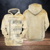 FUNSTUFFPRINT  GUITAR - NA93 464    3D Hoodie and Zip Hoodie