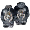 FUNSTUFFPRINT  Wolf - 3D Full Print - Nsd99   3D Hoodie and Zip Hoodie