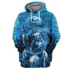 FUNSTUFFPRINT  WOLF NATIVE - 3D Full Print     3D Hoodie and Zip Hoodie