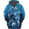 FUNSTUFFPRINT  WOLF NATIVE - 3D Full Print     3D Hoodie and Zip Hoodie