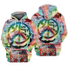 FUNSTUFFPRINT Hippie - 3D Full Print     3D Hoodie and Zip Hoodie