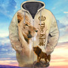 FUNSTUFFPRINT   Lion - 3D Full Print    3D Hoodie and Zip Hoodie