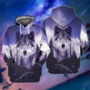 FUNSTUFFPRINT  Full Print - Wolf    3D Hoodie and Zip Hoodie