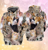 FUNSTUFFPRINT   FULL PRINT-CAT   3D Hoodie and Zip Hoodie