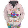 FUNSTUFFPRINT  Love Crochet - 3D Full Print TD96    3D Hoodie and Zip Hoodie