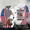 FUNSTUFFPRINT  Veteran Jesus - 3D Full Print     3D Hoodie and Zip Hoodie