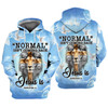FUNSTUFFPRINT   Normal Isn't Coming Back Jesus Is   3D Hoodie and Zip Hoodie