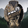 FUNSTUFFPRINT   Deer Hunting 2  3D Hoodie and Zip Hoodie