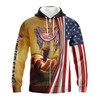 FUNSTUFFPRINT  One Nation Under God  Full Print   3D Hoodie and Zip Hoodie