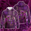 FUNSTUFFPRINT Horse - Hades - 3D Full Print   3D Hoodie and Zip Hoodie