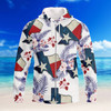 FUNSTUFFPRINT  Texas -  Full Print   3D Hoodie and Zip Hoodie