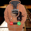 FUNSTUFFPRINT Guitar - Full Print 3D Hoodie and Zip Hoodie