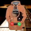 FUNSTUFFPRINT Guitar - Full Print 3D Hoodie and Zip Hoodie
