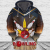 FUNSTUFFPRINT Bowling  Full Print 05  3D Hoodie and Zip Hoodie