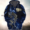 FUNSTUFFPRINT Normal Isn't Coming Back Jesus Is 3D Hoodie and Zip Hoodie
