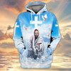 FUNSTUFFPRINT Jesus 3d full print shirt christian gift  3D Hoodie and Zip Hoodie