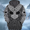 FUNSTUFFPRINT  Viking  Full Print Tad 01  3D Hoodie and Zip Hoodie