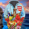 FUNSTUFFPRINT PUERTO RICO-Full Print 3D Hoodie and Zip Hoodie