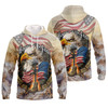 FUNSTUFFPRINT Eagle American Hawaiian Shirt - Independence Day Is Coming  3D Hoodie and Zip Hoodie