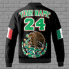 Personalized Name Mexico Flag Eagle Mexican Team Gift Bomber Jacket S-5XL