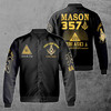 Customized Lodge Name and Number Freemasonry 357 Prince Hall Masonic Symbol Unisex Bomber Jacket S-5XL