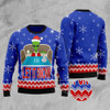 FUNSTUFFPRINT Alien Let It Snow Ugly Christmas Sweater, Christmas Sweater, Ugly Sweater, Funny Xmas Sweaters Ugly  Sweater