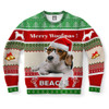 FUNSTUFFPRINT Beagle Dog Ugly Christmas Sweater, Christmas Sweater, Ugly Sweater, Funny Xmas Sweaters Ugly  Sweater