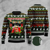 FUNSTUFFPRINT Black Cat Socks Ugly Christmas Sweater, Christmas Cat Ugly Sweater, Ugly Cat Xmas Sweater Ugly  Sweater