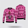 FUNSTUFFPRINT Black Queen Breast Cancer Awareness Christmas Ugly Sweater – Christmas Gifts For Survivors Ugly  Sweater