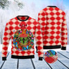 FUNSTUFFPRINT Butterfly Wreath Christmas Ugly Christmas Sweater, Christmas Sweater, Ugly Sweater, Funny Xmas Sweaters Ugly  Sweater