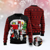 FUNSTUFFPRINT Camping Car And Siberian Husky Ugly Christmas Sweater, Dog Ugly Christmas Sweater, Ugly Dog Sweaters Ugly  Sweater