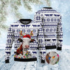 FUNSTUFFPRINT Cow Christmas Reunion Ugly Christmas Sweater, Christmas Sweater, Ugly Sweater, Funny Xmas Sweaters Ugly  Sweater