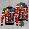 FUNSTUFFPRINT Cute Goldendoodle Ugly Christmas Sweater, Christmas Sweater, Ugly Sweater, Funny Xmas Sweaters Ugly  Sweater