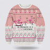 FUNSTUFFPRINT Flamingo Dream Ugly Christmas Sweater – Sweater Gifts For Pet Lover Ugly  Sweater