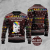 FUNSTUFFPRINT Funny Unicorn Ugly Christmas Sweater, Christmas Sweater, Ugly Sweater, Funny Xmas Sweaters Ugly  Sweater