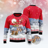 FUNSTUFFPRINT Golden Retriever Santa Claus Ugly Christmas Sweater, Christmas Sweater, Ugly Sweater, Funny Xmas Sweaters Ugly  Sweater