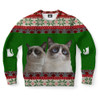 FUNSTUFFPRINT Grumpy Cat Ugly Christmas Sweater, Christmas Sweater, Ugly Sweater, Funny Xmas Sweaters Ugly  Sweater