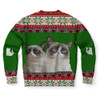 FUNSTUFFPRINT Grumpy Cat Ugly Christmas Sweater, Christmas Sweater, Ugly Sweater, Funny Xmas Sweaters Ugly  Sweater