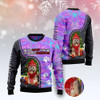 FUNSTUFFPRINT Havanese Hologram Color Ugly Christmas Sweater, Christmas Sweater, Ugly Sweater, Funny Xmas Sweaters Ugly  Sweater