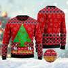FUNSTUFFPRINT Ho Ho Ho Oh Chemistree Ugly Christmas Sweater, Christmas Sweater, Ugly Sweater, Funny Xmas Sweaters Ugly  Sweater
