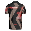 Digital Golf Style Polo Shirt, Short Sleeve Black And Red Golfer Golf Shirt For Men, Best Gift For Men Golfers
