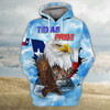 FUNSTUFFPRINT Texas Pride  Full Print   3D Hoodie and Zip Hoodie