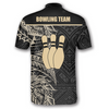Custom Apricot Bowling Player Custom Bowling Jerseys for Men, Tribal Bowling Shirt, Custom Bowling Shirt