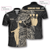 Custom Apricot Bowling Player Custom Bowling Jerseys for Men, Tribal Bowling Shirt, Custom Bowling Shirt